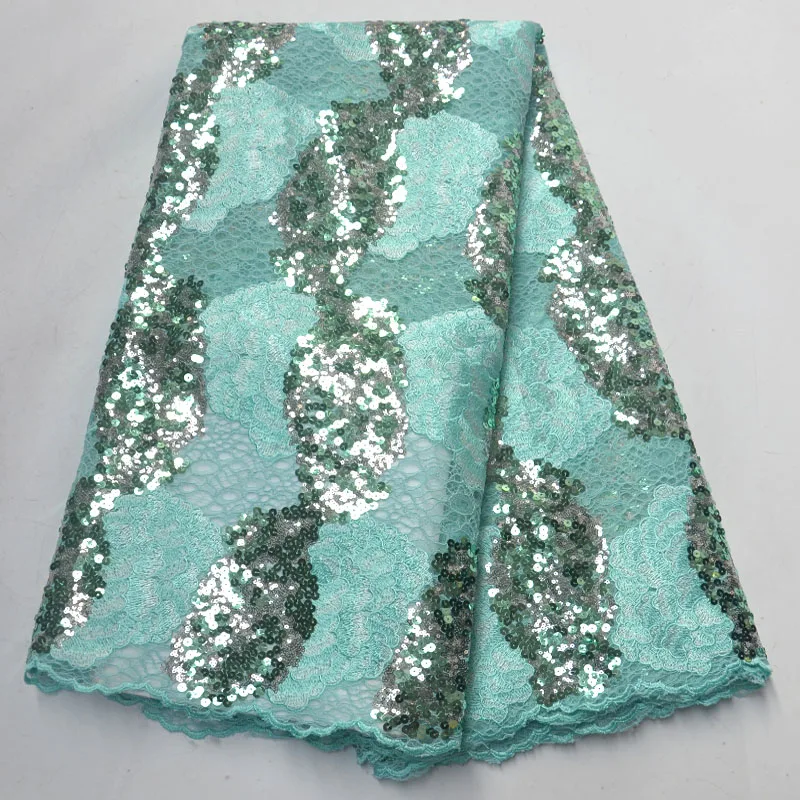 Latest French Lace Fabric 3d Wedding High Quality African Organza 2019 Material 5yard B5214 | Дом и сад