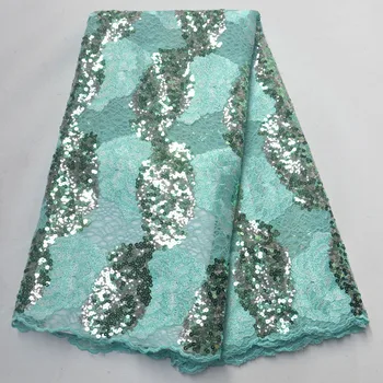 

Latest French Lace Fabric 3d Wedding Lace Fabric High Quality African Organza Lace Fabric 2019 African Lace Material 5yard B5214