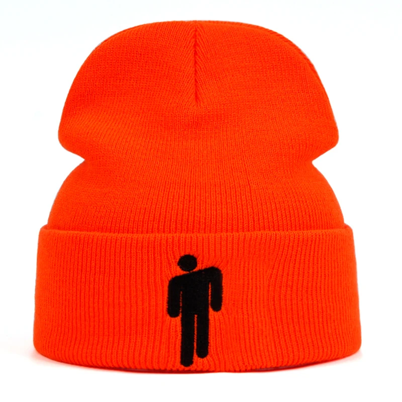 Billie Eilish Beanie 5 цветов вязаная зимняя шапка однотонный хип-хоп трикотажный свитер шляпа костюм капитана аксессуар подарки теплая зима