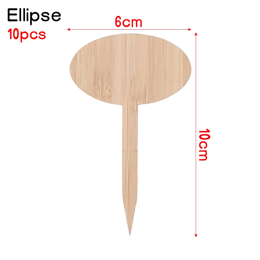 10 шт. Т образные бамбуковые этикетки для растений|Детские лотки и крышки| |