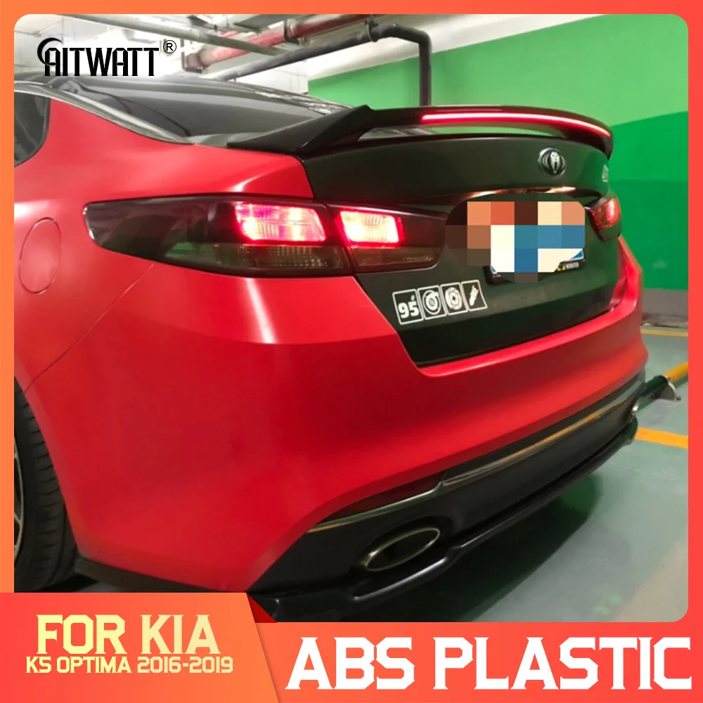 For Kia K5 Optima 2016 2017 2018 2019 With Led Light Spoiler ABS