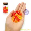 Bescon Mini Dice Gem Set 21pcs -21 Gem Mini Polyhedral Dice, 3 colors in Complete Set of 7, Miniature 10MM Dice Size 4