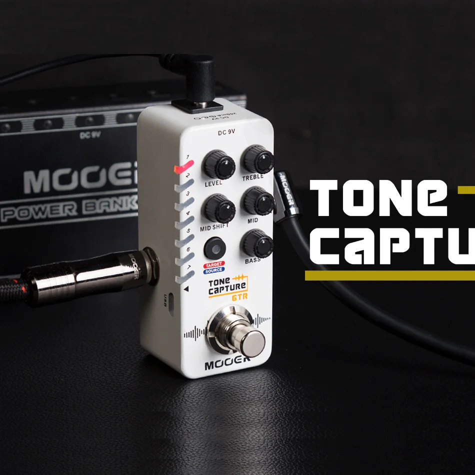 MOOER TONE CAPTURE GTR гитарная педаль уникальная технология EQ может захватывать
