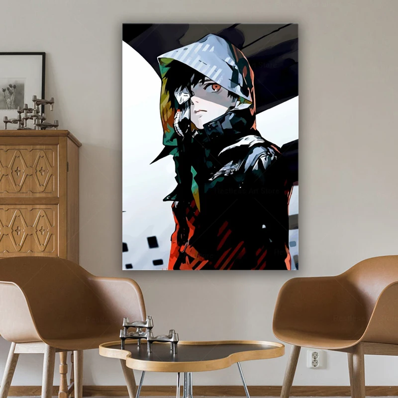 Modern Anime Poster Tokyo Ghoul Kin Muyan Anime HD Print