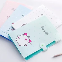 1 шт. красочные А4 Kawaii мультфильм водонепроницаемый 32,5*24 см папка для файлов из ПП Мули-слоев Сумка для документов офисные канцелярские принадлежности Школьные принадлежности