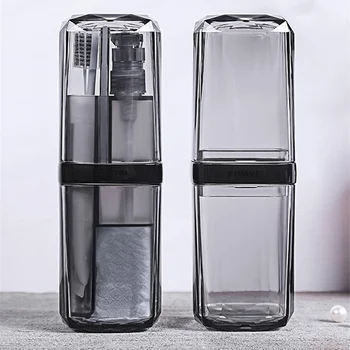 

Portable Travel Set toothbrush Cup Storage Box Home Bear Organizer Toothpaste Tooth Brush Towel Wash Gargle Cup