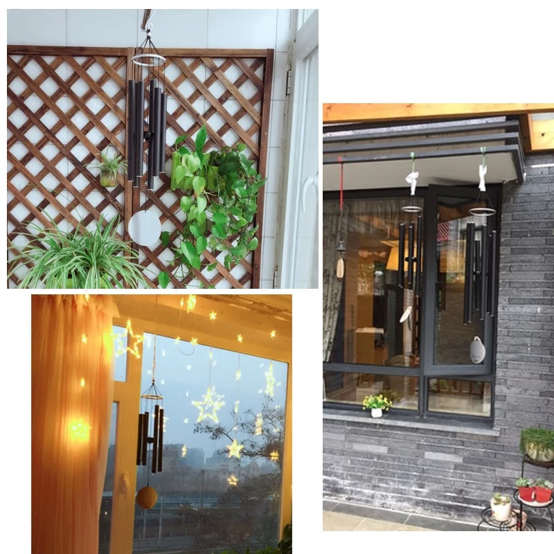 Creative Metal Pipe Meditation Music Windbell Hanging Outdoor Tieyi Garden Japanese Windbell Home Decoration Hanging