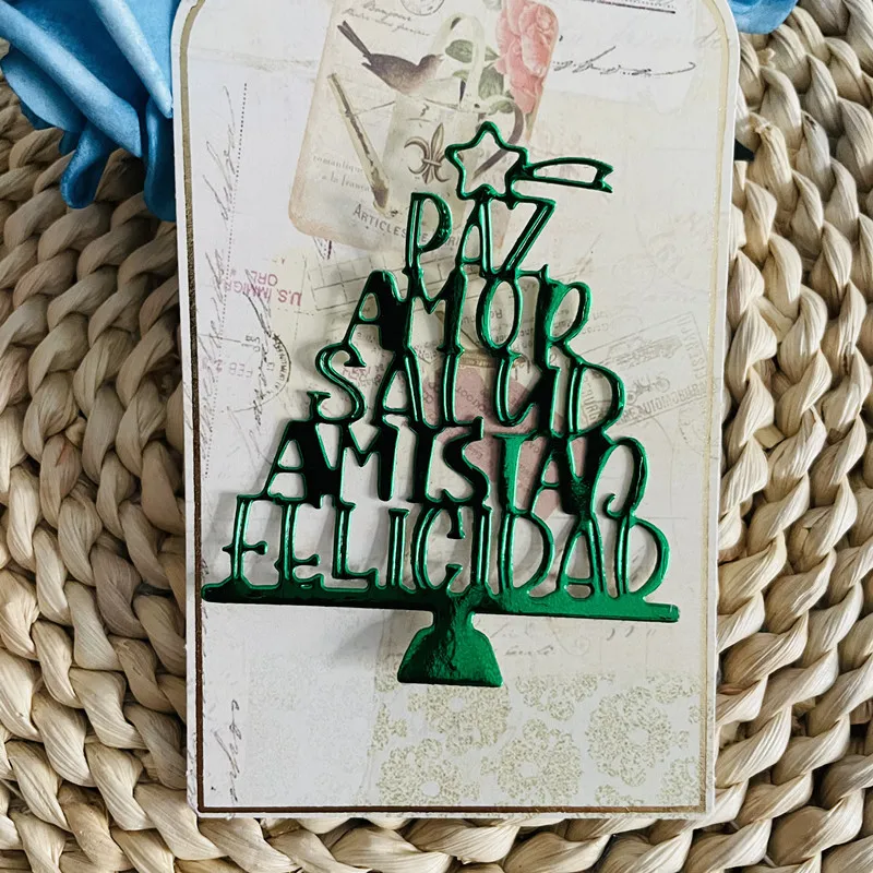 spanishspainwordscrapbookdieMetalCuttingDiesDIYScrapbookPaperCardsEmbossingCraft