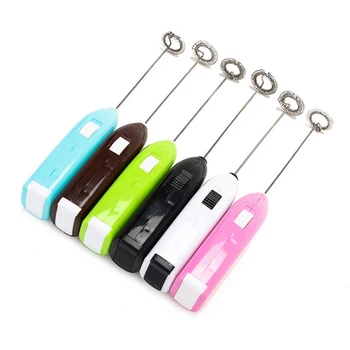 

1pc Electric Egg Beater Milk Drink Coffee Mixer Egg Beater Frother Foamer Mini Handle Stirrer Household Kitchen Supplies