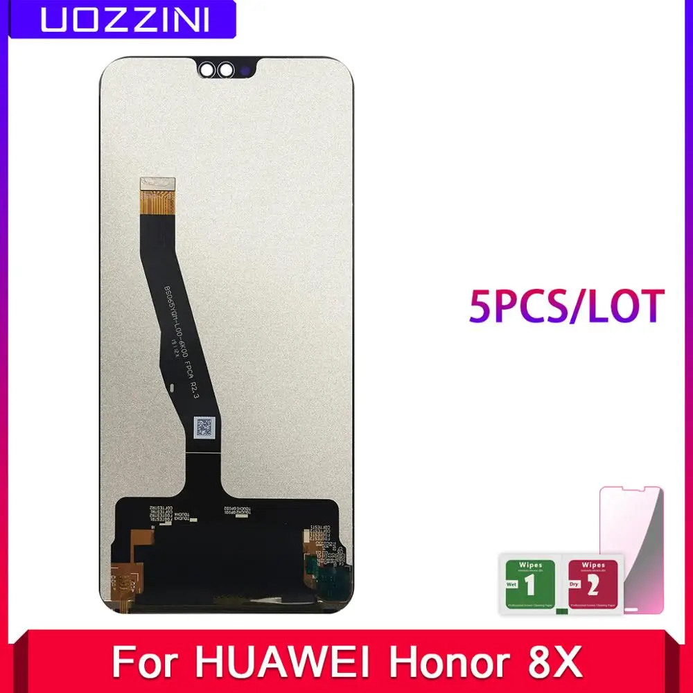 

5 Pcs 100% LCD Display For 6.5''Huawei Honor 8X LCD Touch Screen Digitizer Assembly 2340x1080 For Huawei LCD Touch Screen