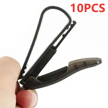 

10PCS Car Clip Sun Visor Sunglasses Eyeglasses Glasses Card ABS Car Vehicle Glasses Ticket Holder Clip Auto Interior Accessories
