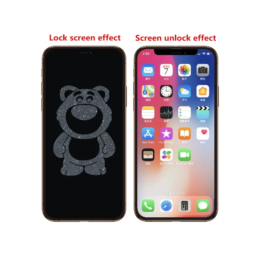 Невидимый мультфильм 6D полноэкранная пленка из закаленного стекла для iPhone 11 Pro MAX XR XS MAX стеклянная пленка для iPhone X 6 6s 7 8 Plus