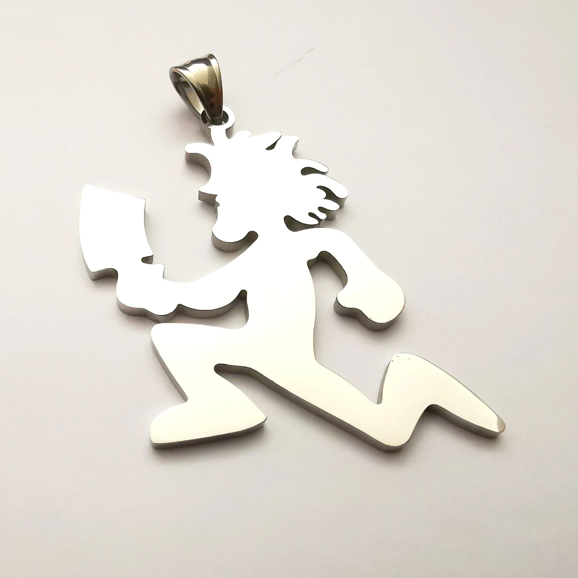 Classic Hatchetman Hatchet Men Juggalo Pendant Charms Stainless Steel Hip-HOP ICP Necklace ball chain 30'' 3