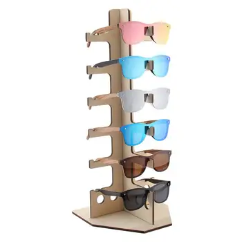 

Multicolor Transparent Frame Sunglasses 1501 Fashion Tide Wooden Feet Glasses Colorful Reflective Polarizer