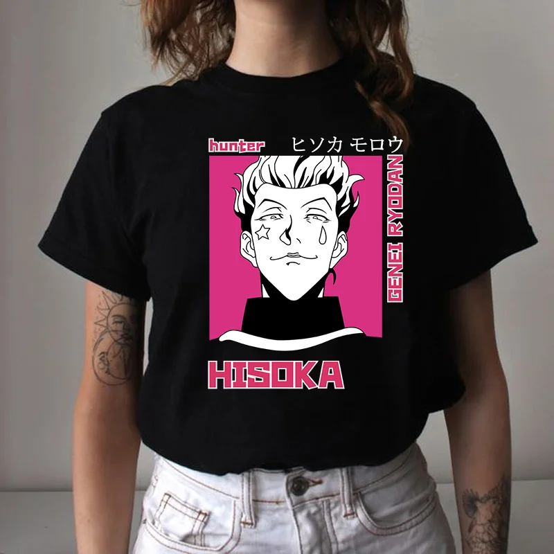 

Kawaii Hunter X Hunter Anime T Shirt Men Hisoka MOROW Funny Cartoon Graphic Tshirt Killua Zoldyck Manga T-shirt Unisex Tops Male