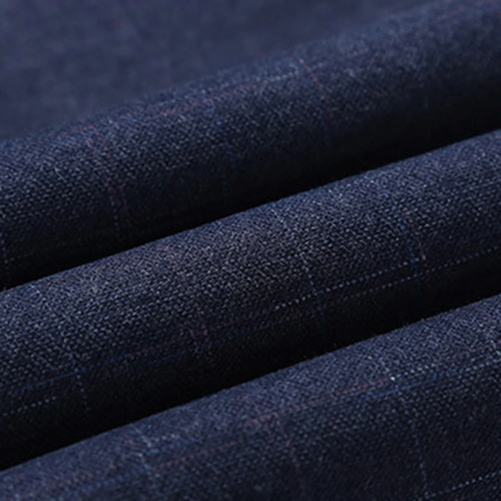 Casual Men pants Cotton Slim Pant Straight Trousers Fashion Business Solid Color Pants Men