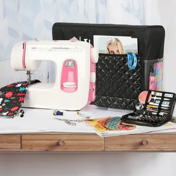 

Sewing Machine Storage Bag Organizer Dust Cover With Pockets Portable Dust Protective Cover Storage Bag For Sewing Machine