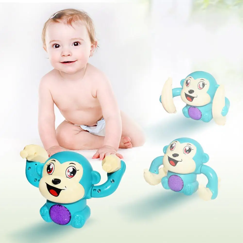 Eletric ролл обезьяна детские светильники в виде животных музыка мультфильм