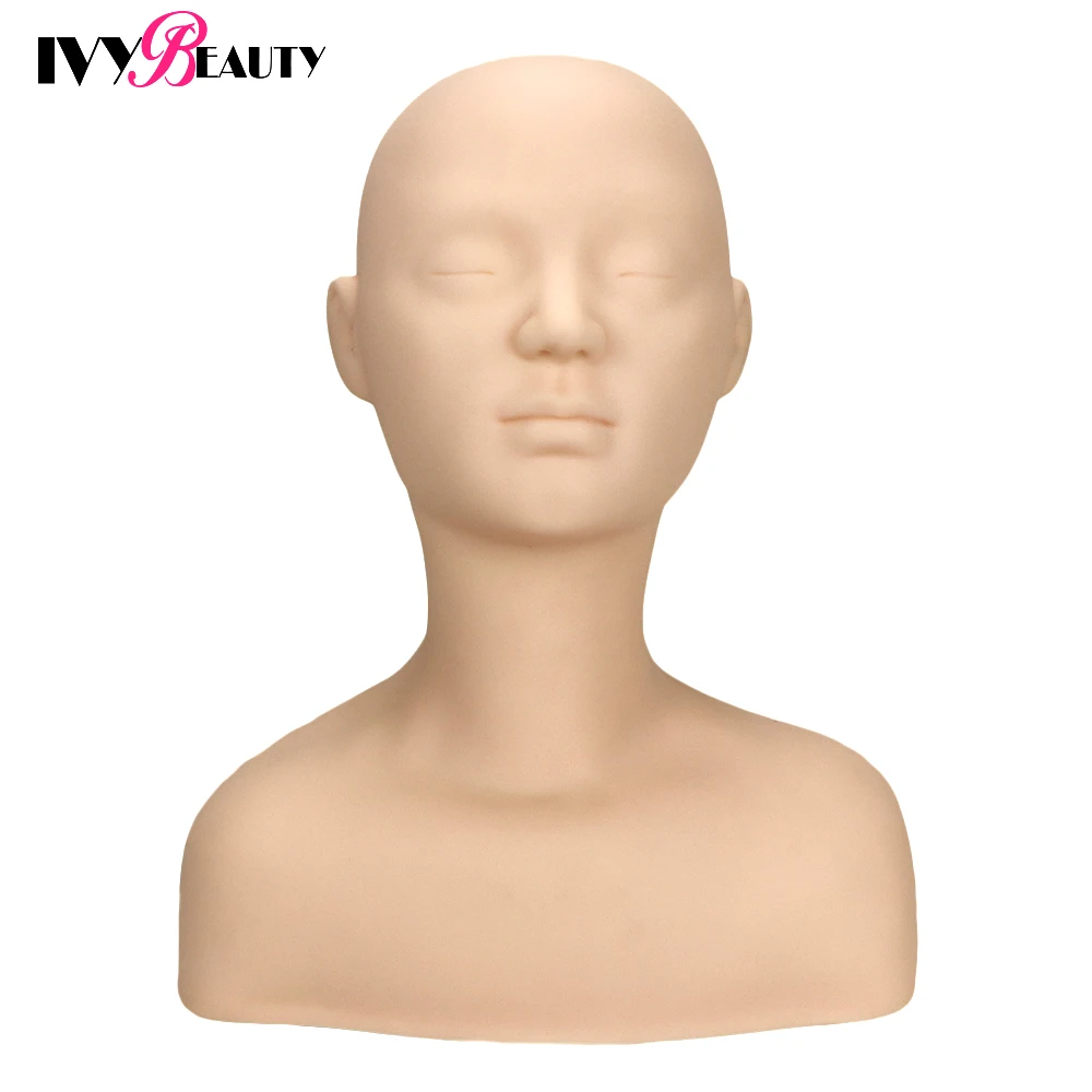 Buy Soft Silicone Massage Training Mannequin Head With Shoulder