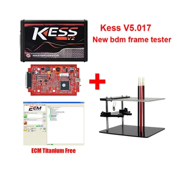 

Newest KESS V2.47 V5.017+ NEW BDM frame tester master version kess v2 car ECU chip tunning tools with free ECM TITANIUM V1.61