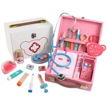 34 шт. Детский Набор доктора, стоматологические Игрушки для девочек, ролевые игры, больница, ролевые игры, медицинский набор, сумка для медсестры, игрушки для детей