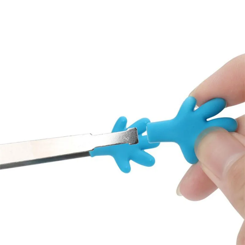 Food Tongs Portable Creative Small Palm Silicone Clip Non-slip Stainless Steel Mini Food kitchen dishes BBQ Clip Kitchen Tool Tongs