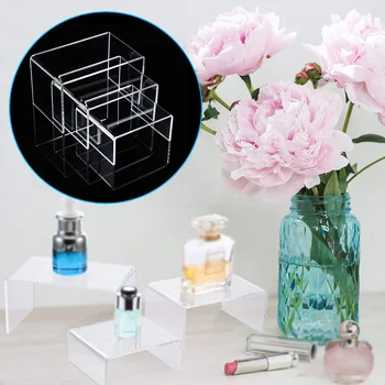 

3pcs/set Display collectibles Stands Acrylic Clear For Nail Polish Cosmetic Jewelry makeup products Organizer