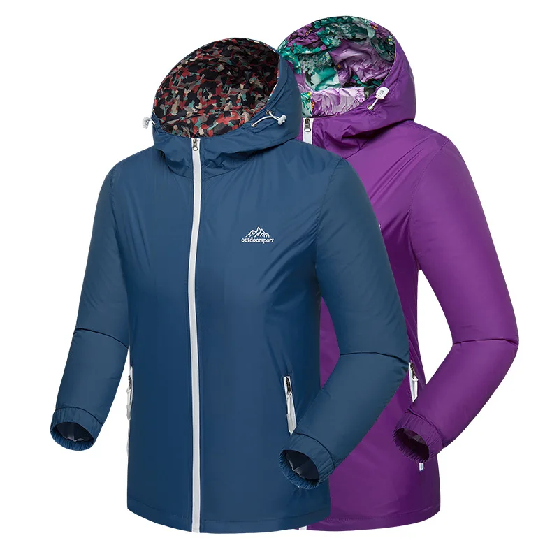 

Spring Men Wind Shield Outdoor Couples Mountain Climbing Breathable Sun Protection Clothing Sports Trench Coat Women's Customiza