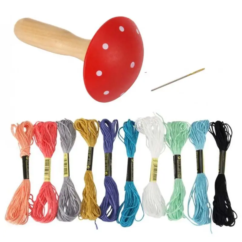 

2020 New 1 Set Wood Darning Mushroom Darner Patching Tool DIY Socks Pants Clothes Sewing