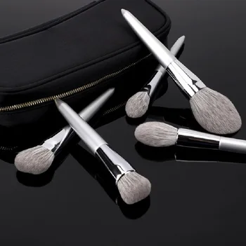 

12pc Makeup Brushes Set Moonlight Snow Silver Brush Set Loose Brush Eye Shadow Brush Blush Brush Cosmetic Maquillaje Profesional