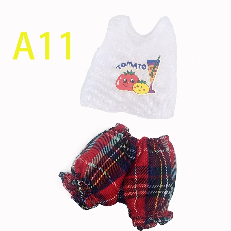 Princess Dress For 1/12 Bjd Dolls Ob11 Clothes Doll Accessories Universal 2021 New Suit Baby Outfits Fit Children Xmas Gifts