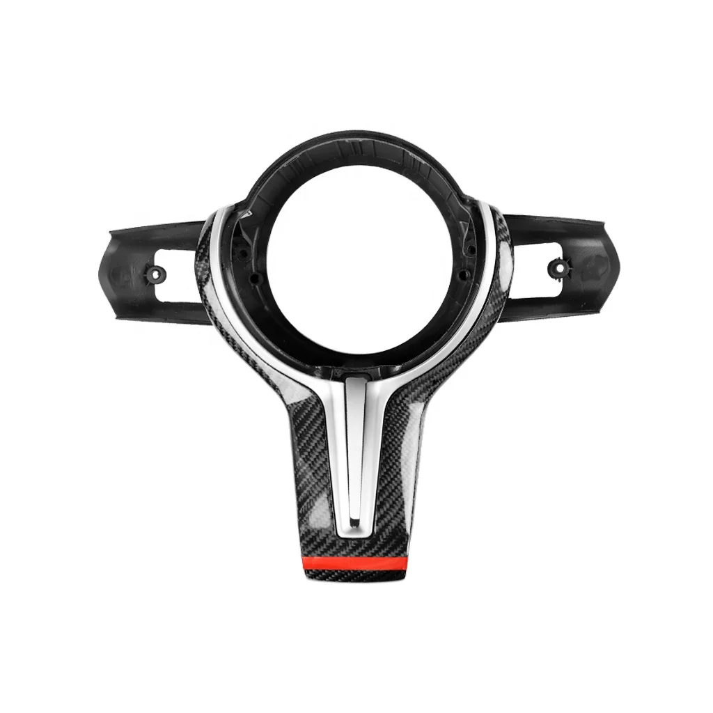 

Carbon Fiber Steering Wheel Shift Engine Start Button Cover For BMW M Car Decorative Interior Accessories