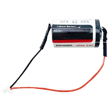

5PCS ER1425O Electricity/Gas/Water/Heat Meters GPS Tracking Battery W/Plug LS14250 XL-050F 1/2AA 3.6V Lithium Battery