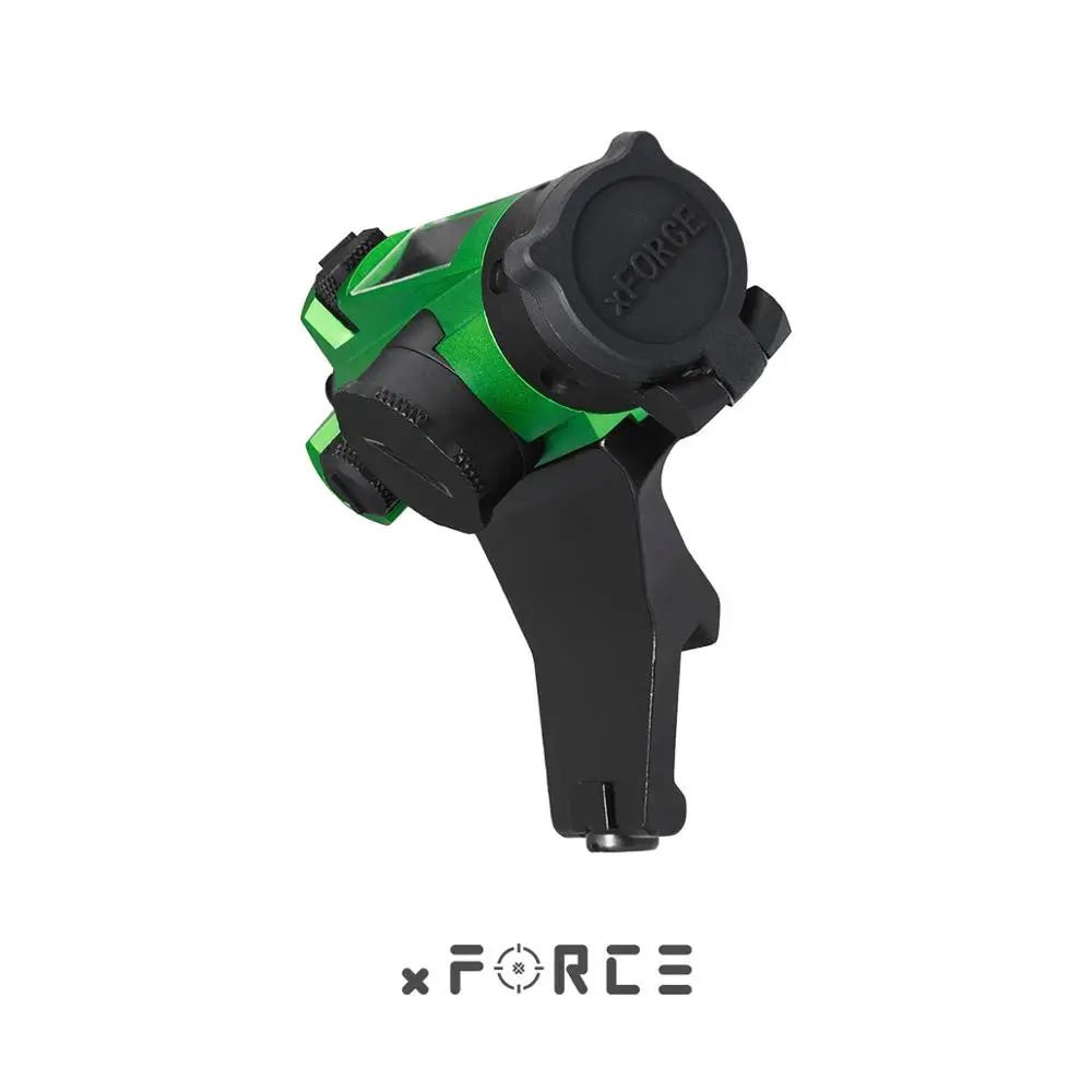 Green XFORCE XTSP Солнечный Красный точка зрения с 45 Градусов Крепление со смещением и Killflash/антиблик купить один получить бесплатно объемная Клеммная коробка - Цвет: Green