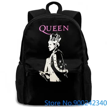 

Lectro Freddie Mercury Queen Rock Band V3 Dark Grey Print Brand Original Novelty women men backpack laptop travel school