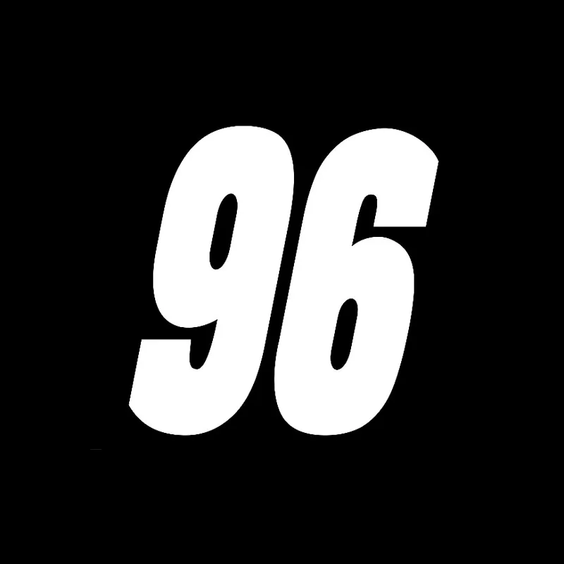 Volkrays модная Автомобильная Наклейка номер 96 графические аксессуары