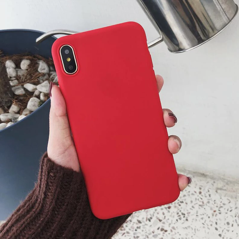 Red Чехол для телефона для samsung Galaxy J5 J6 J7 Примечание 10 8 9 A7 A8 M10 M20 M30 A50 A10 A70 A20 A30 A40 S8 S9 S10 рlus Lite - Цвет: Red
