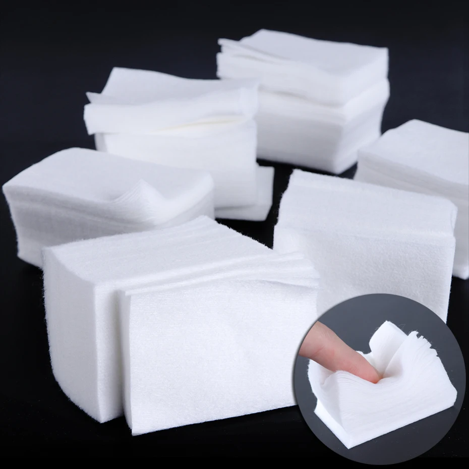 Lint-Free Nail Wipes Cotton Nail Gel Polish Remover Napkins Soak off Pads Paper Cleaner Manicure Pedicure Gel Varnish Tool 3
