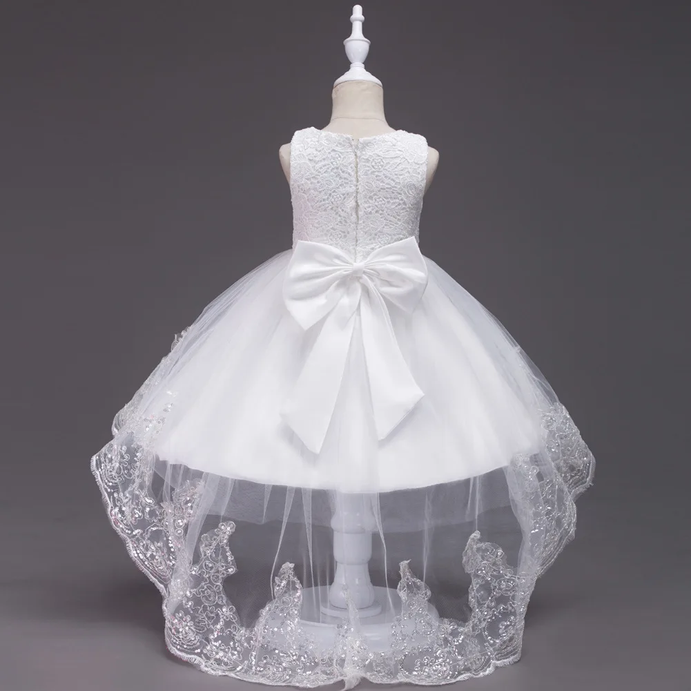 Летнее Детское платье Одежда для девочек нарядное платье принцессы на день рождения платья для невесты, детская юбка для девочек