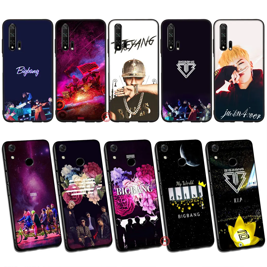 Kpop BIGBANG Мягкий силиконовый чехол для Huawei Honor Note 20 9X 7A Pro 20S 10 9 8 Lite 8A 8X 8C 7C 7X 6A View |