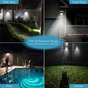 

Outdoor Solar 48LED COB Smart IR Motion Sensor Wall Mount Lights Lamp