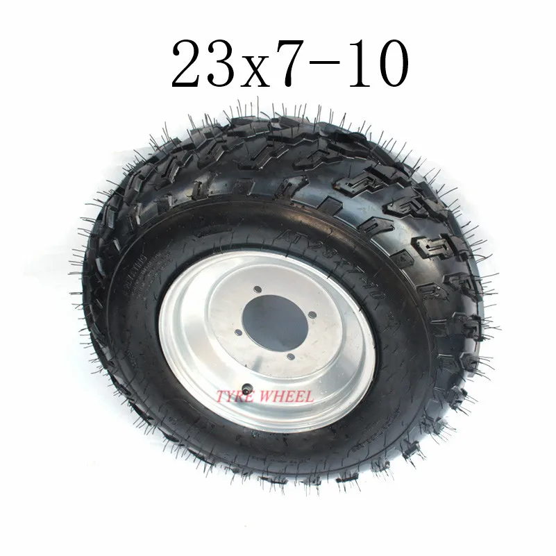 Картинг детская коляска ATV UTV AT23X7-10 дюймов бескамерное колесо шины AT23x7-10 дюймов вакуумных шин с ступица из алюминиевого сплава