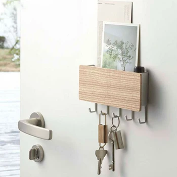 

hang Storage Box Hooks vintage space saving placing hat keys scarf frames hanger holder wall mounted decorations