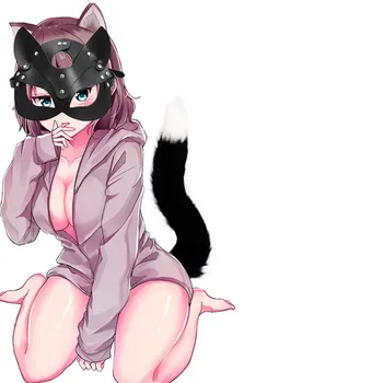 Cosplay whip eye mask metal anal plug tail sexy half face mask BDSM erotic anal plug couple sex toys stage performance props 6