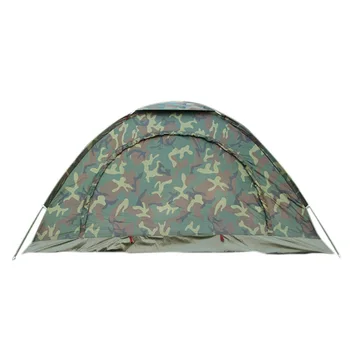 

Super sell-Portable Outdoor Camping Camouflage Tent Outdoor Camping Recreation Couple Camping Tent Ultraviolet-Proof Tent