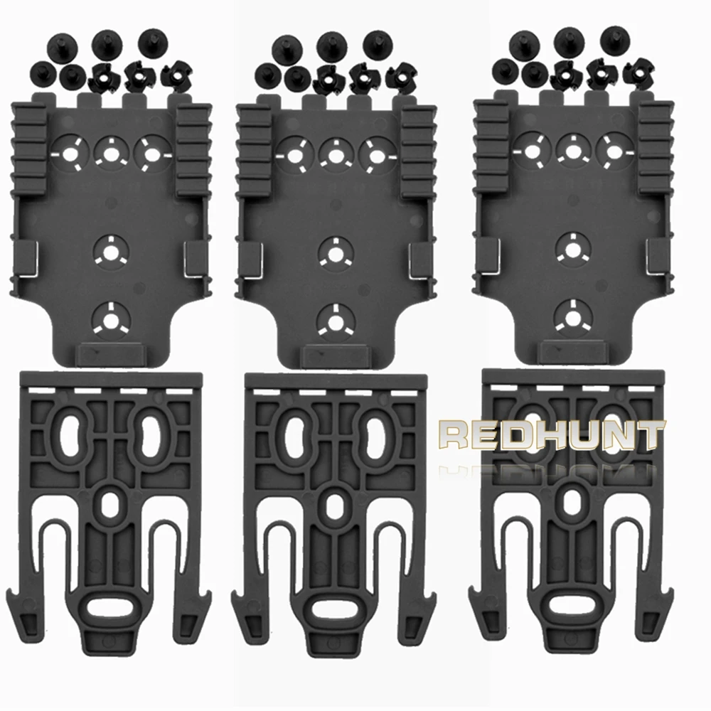 Qls kit para arma coldre acessórios safa arma caso adaptador de bloqueio rápido kit sistema com qls 19 e 22 polímero