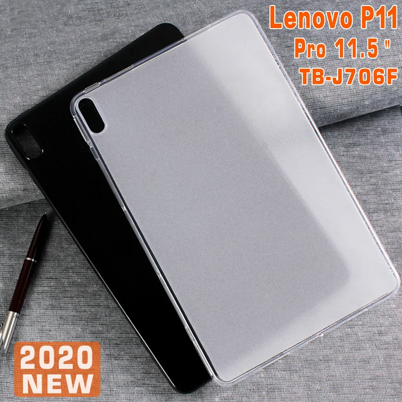 Tpu Case For Lenovo Tab P11 Pro 11 5 Inch Slim Silicone Case For Lenovo P11 Pro J706f J706n J706l Tablet Back Case Funda Tablets E Books Case Aliexpress