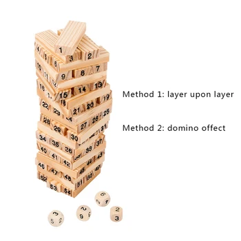 

No.5 Wooden Toys Childhood Learning Toy Children Kids Baby Colorful Wooden Blocks Enlightenment educational toy