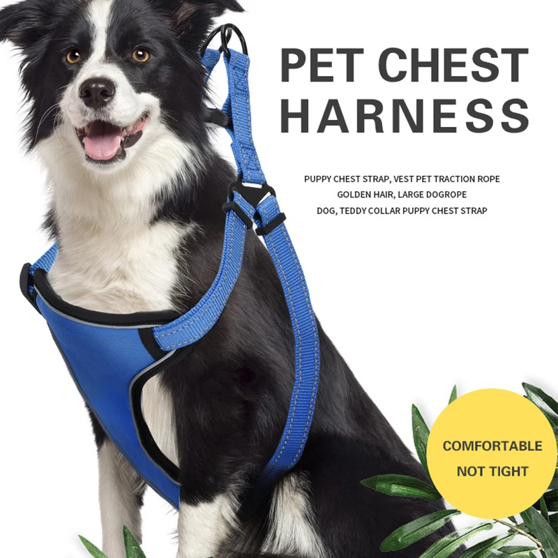 Pet Dog Harness Leash Vest Breathable Mesh Adjustable Lead Leashes Outdoor Training Traction Rope for Dogs Pet Supplies