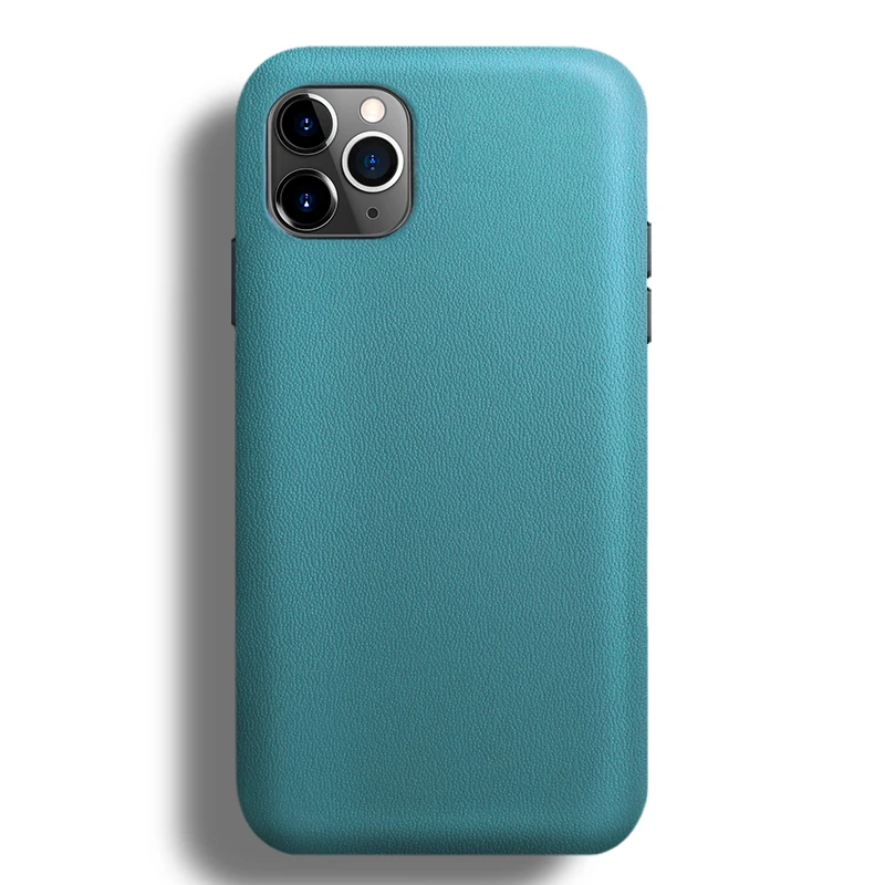 SanCore для iPhone 11 Pro Max чехол для телефона наппа кожаный чехол из натуральной кожи защитный чехол бизнес премиум класса роскошный чехол - Цвет: Blue